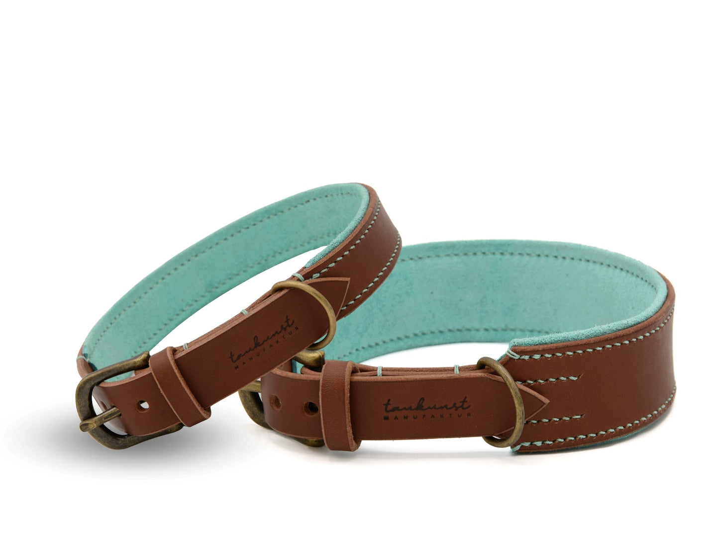 Lederhalsband 'Wildfang' Braun