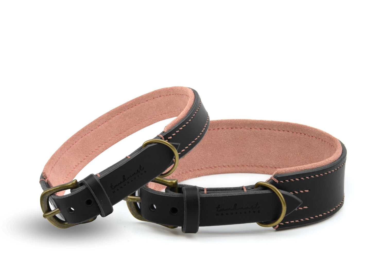 Lederhalsband 'Wildfang' Schwarz