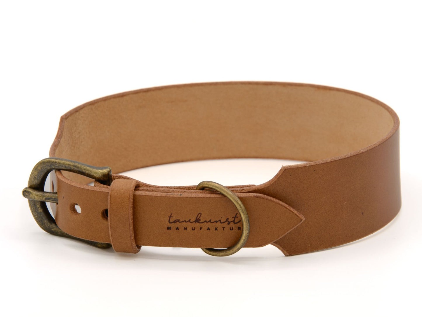 Lederhalsband 'Waldstreuner' Camel