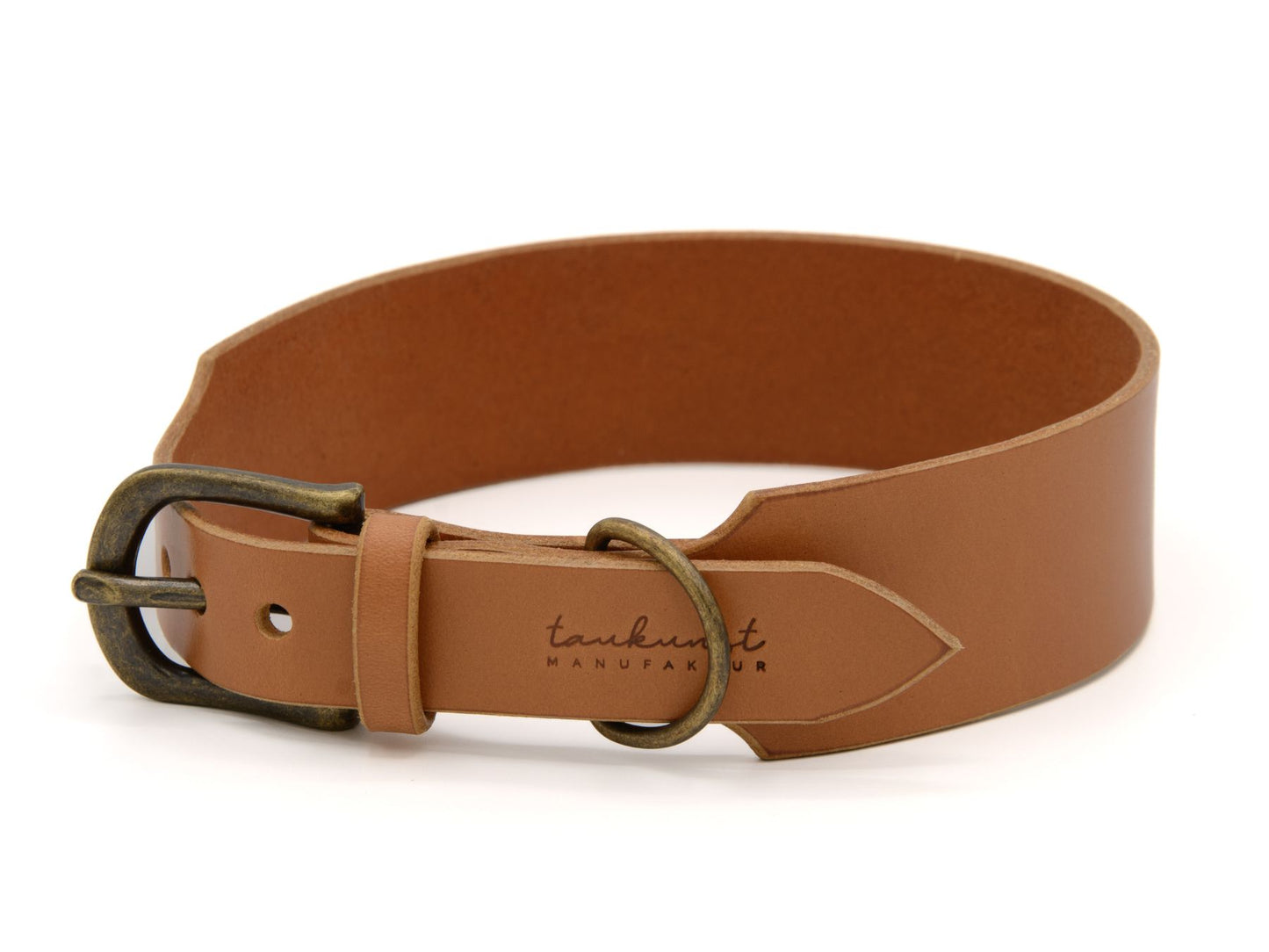 Lederhalsband 'Waldstreuner' Cognac