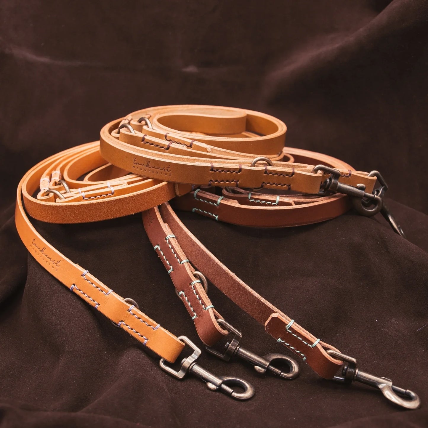 Lederleine 'Waldgeist' Camel