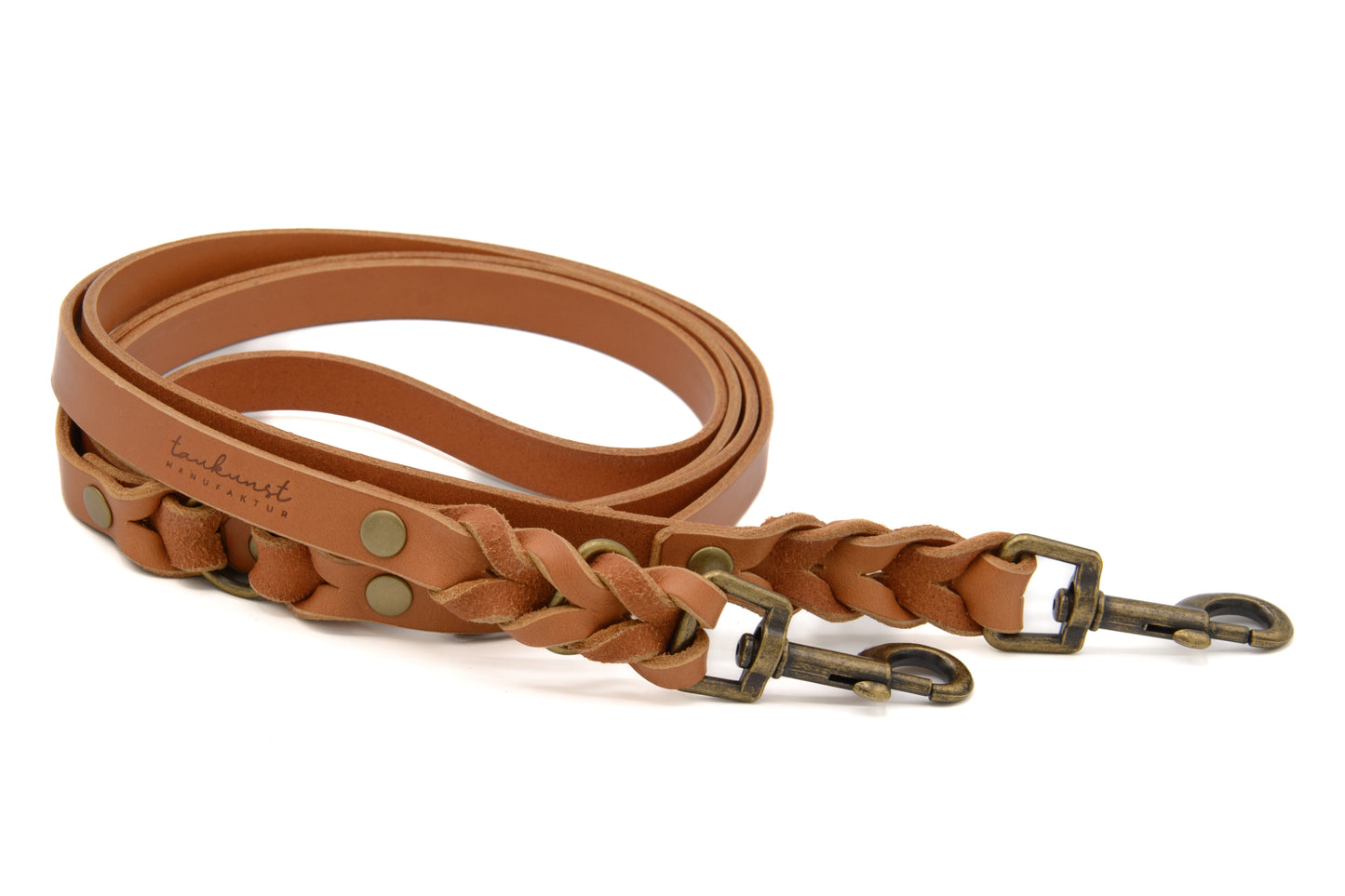 Lederleine 'Waldstreuner' Cognac