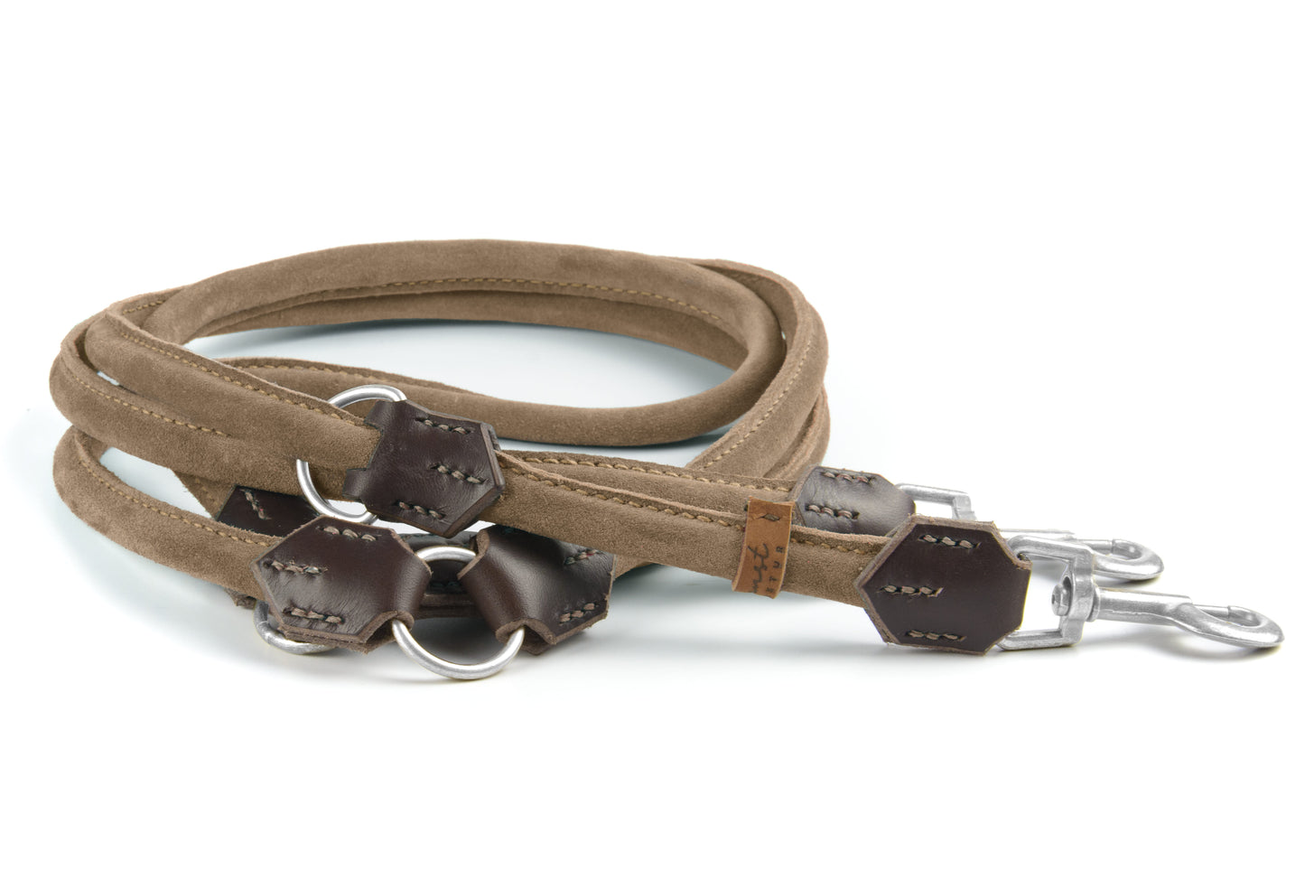 Wildlederleine 'Wildfang' Beige