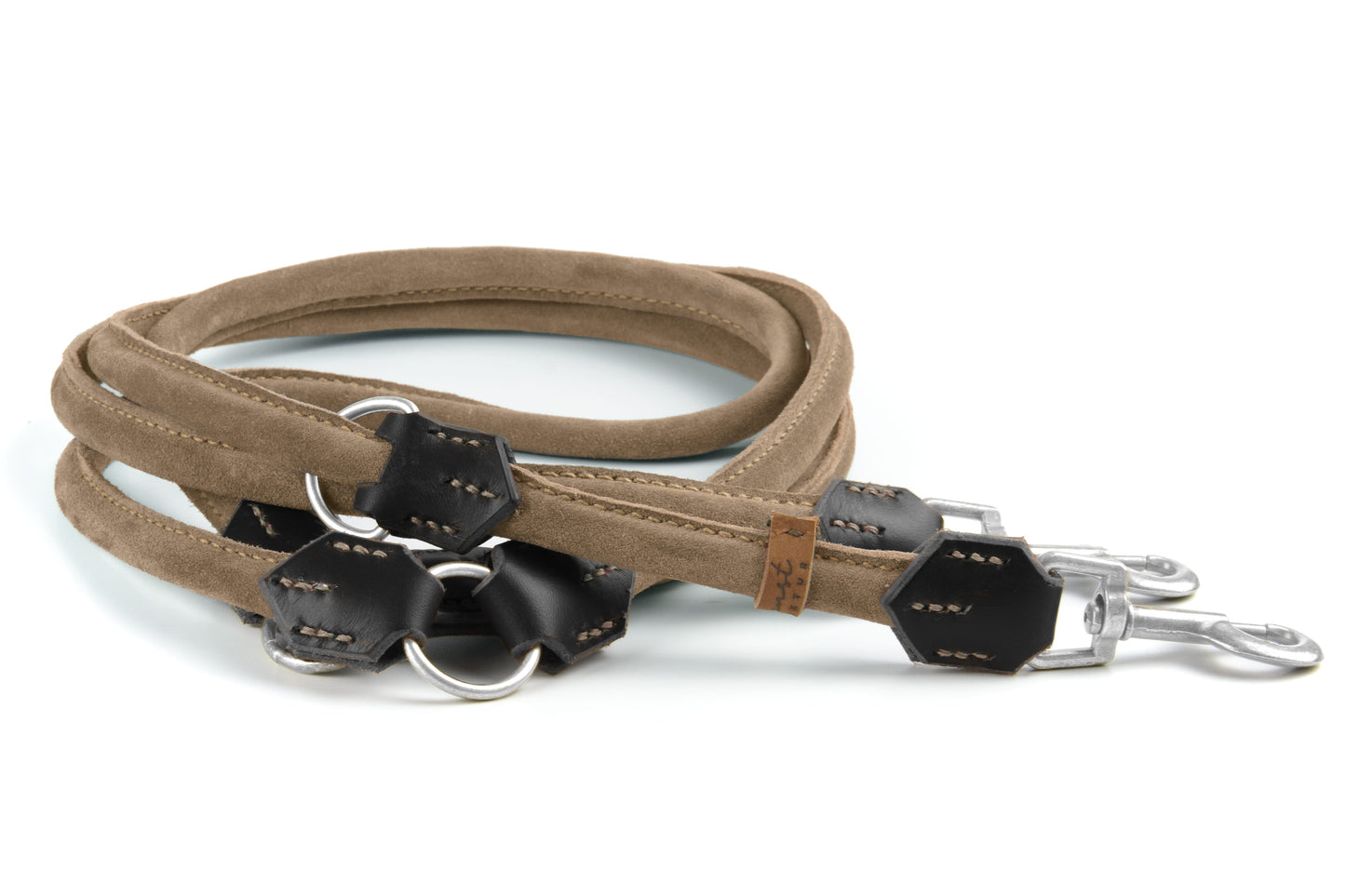 Wildlederleine 'Wildfang' Beige