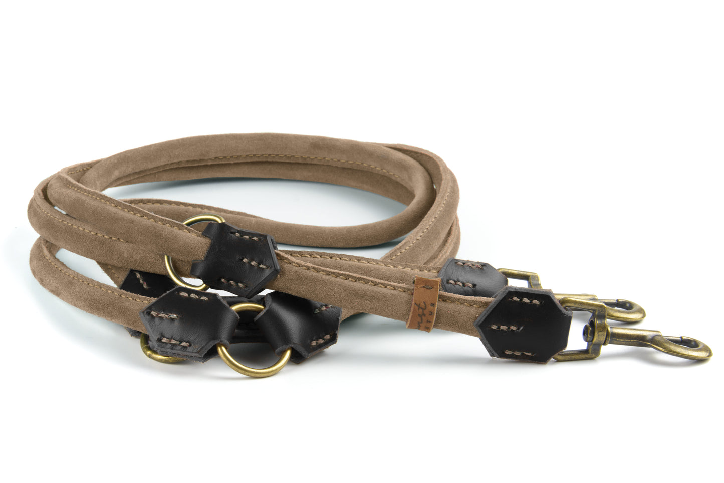 Wildlederleine 'Wildfang' Beige