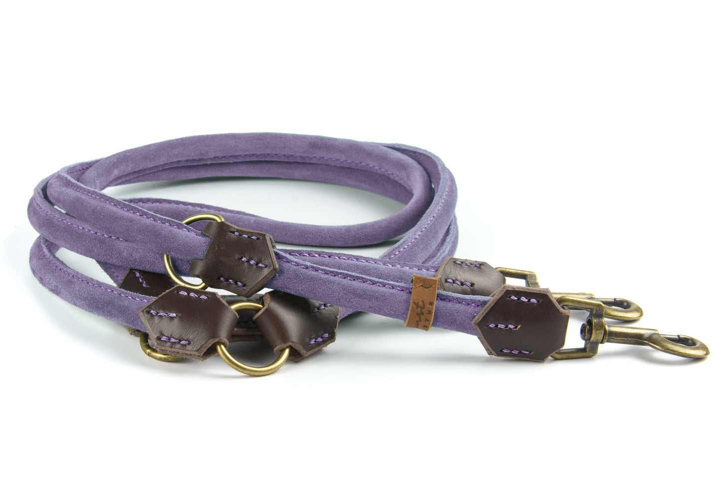 Wildlederleine 'Wildfang' Lavendel