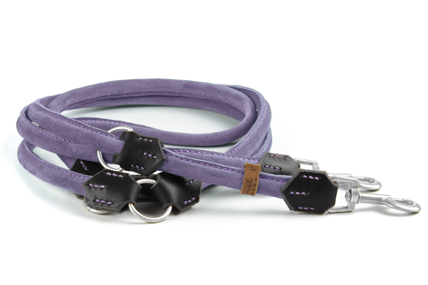 Wildlederleine 'Wildfang' Lavendel