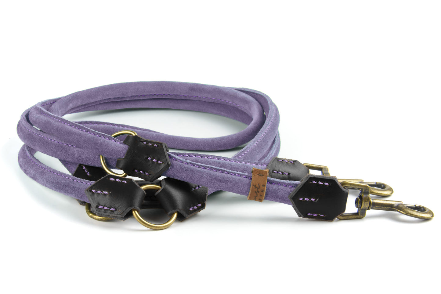 Wildlederleine 'Wildfang' Lavendel