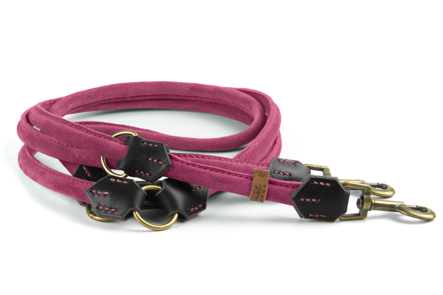 Wildlederleine 'Wildfang' Pink