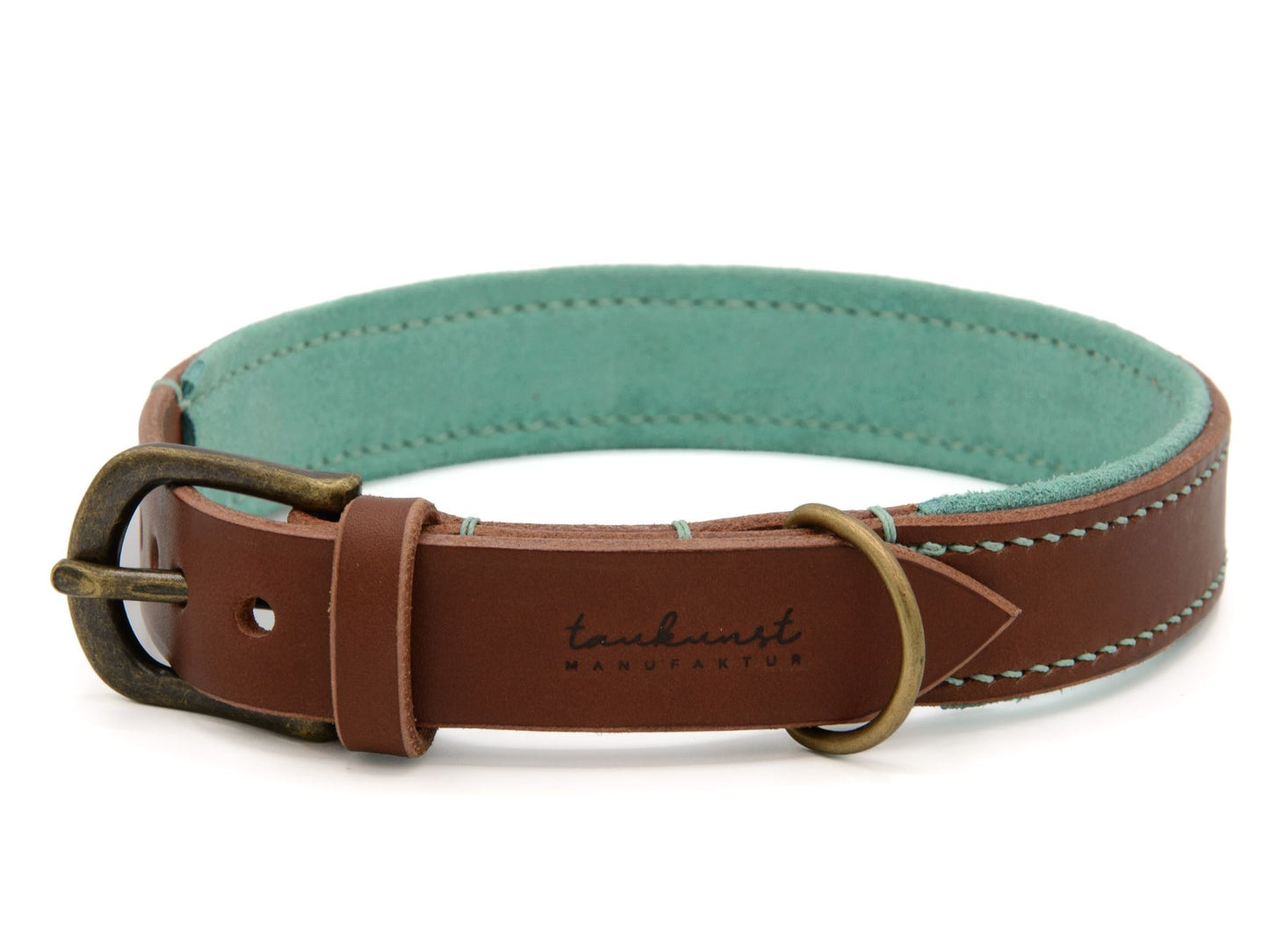 Lederhalsband 'Wildfang' Braun