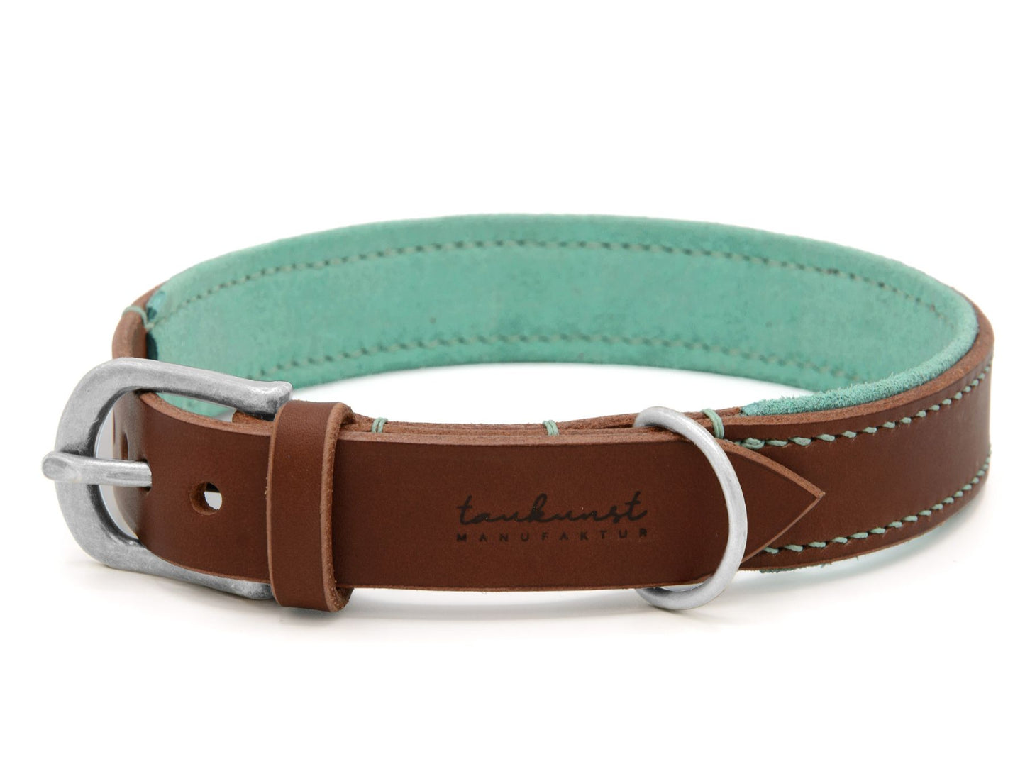 Lederhalsband 'Wildfang' Braun