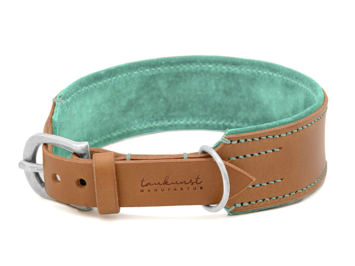 Lederhalsband 'Wildfang' Camel