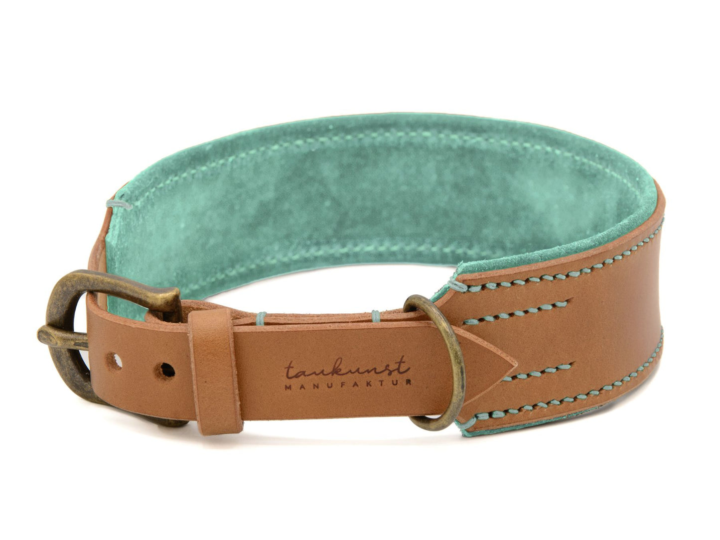 Lederhalsband 'Wildfang' Camel