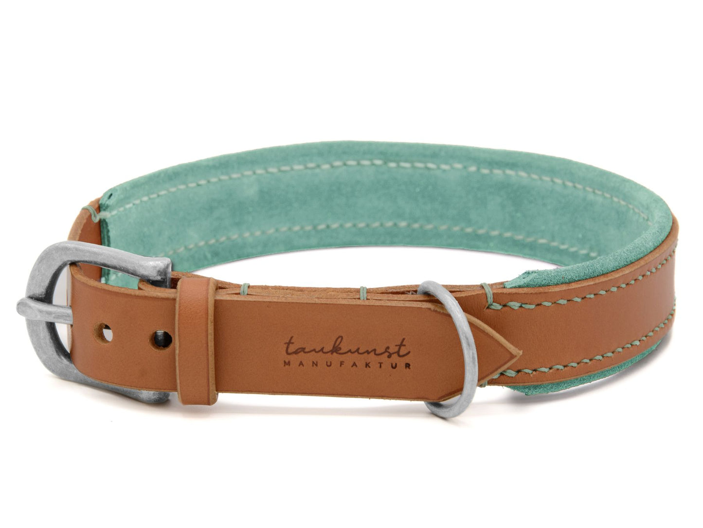 Lederhalsband 'Wildfang' Cognac