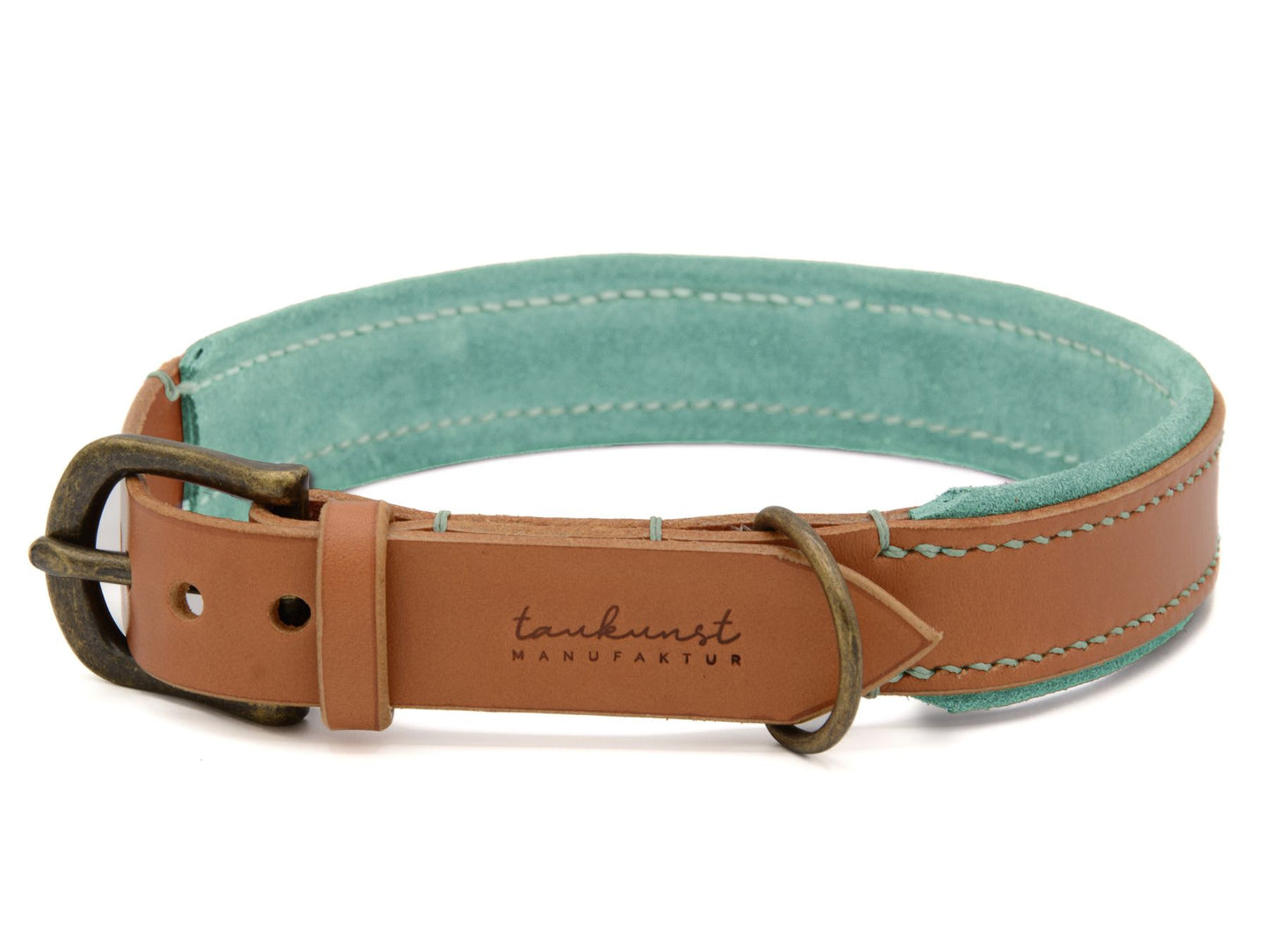 Lederhalsband 'Wildfang' Cognac
