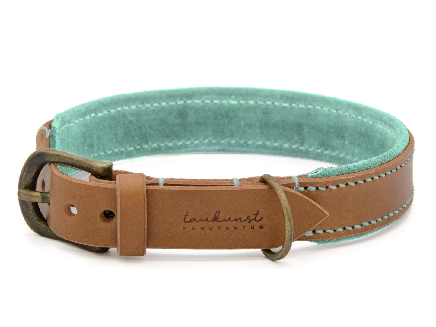 Lederhalsband 'Wildfang' Camel