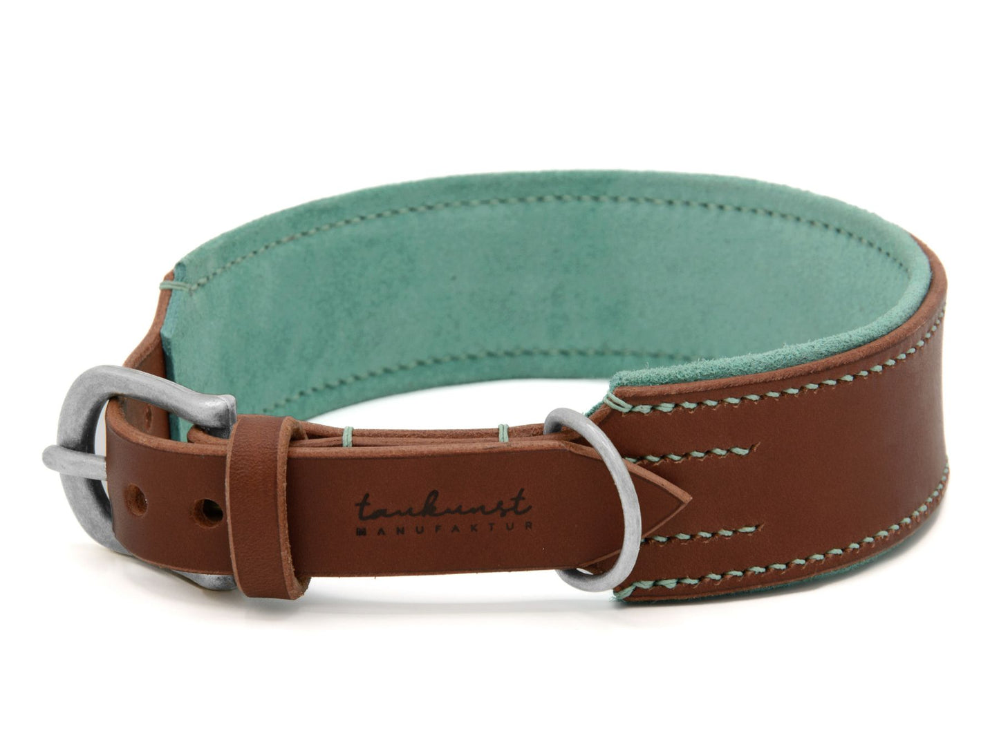 Lederhalsband 'Wildfang' Braun