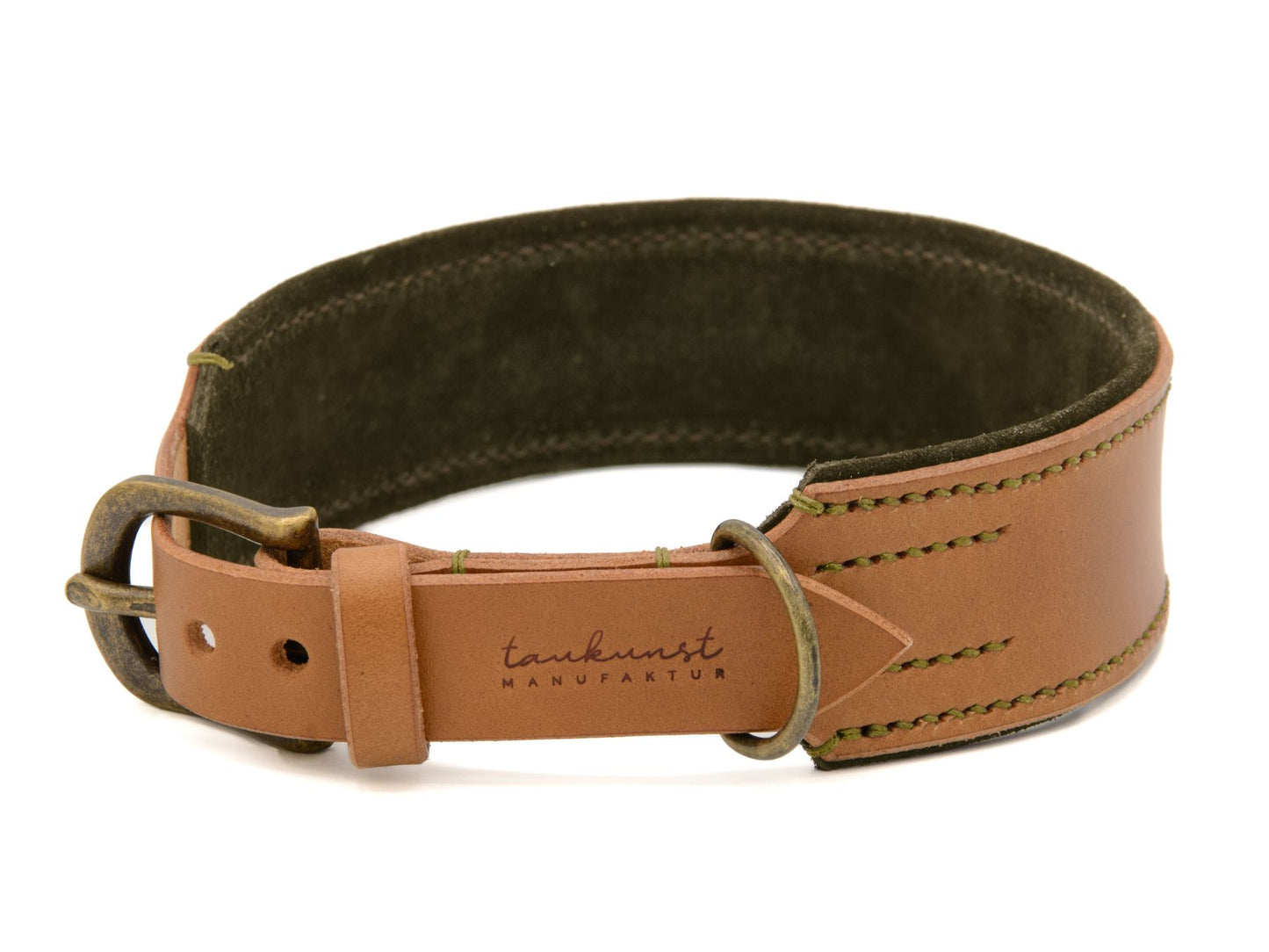 Lederhalsband 'Wildfang' Camel