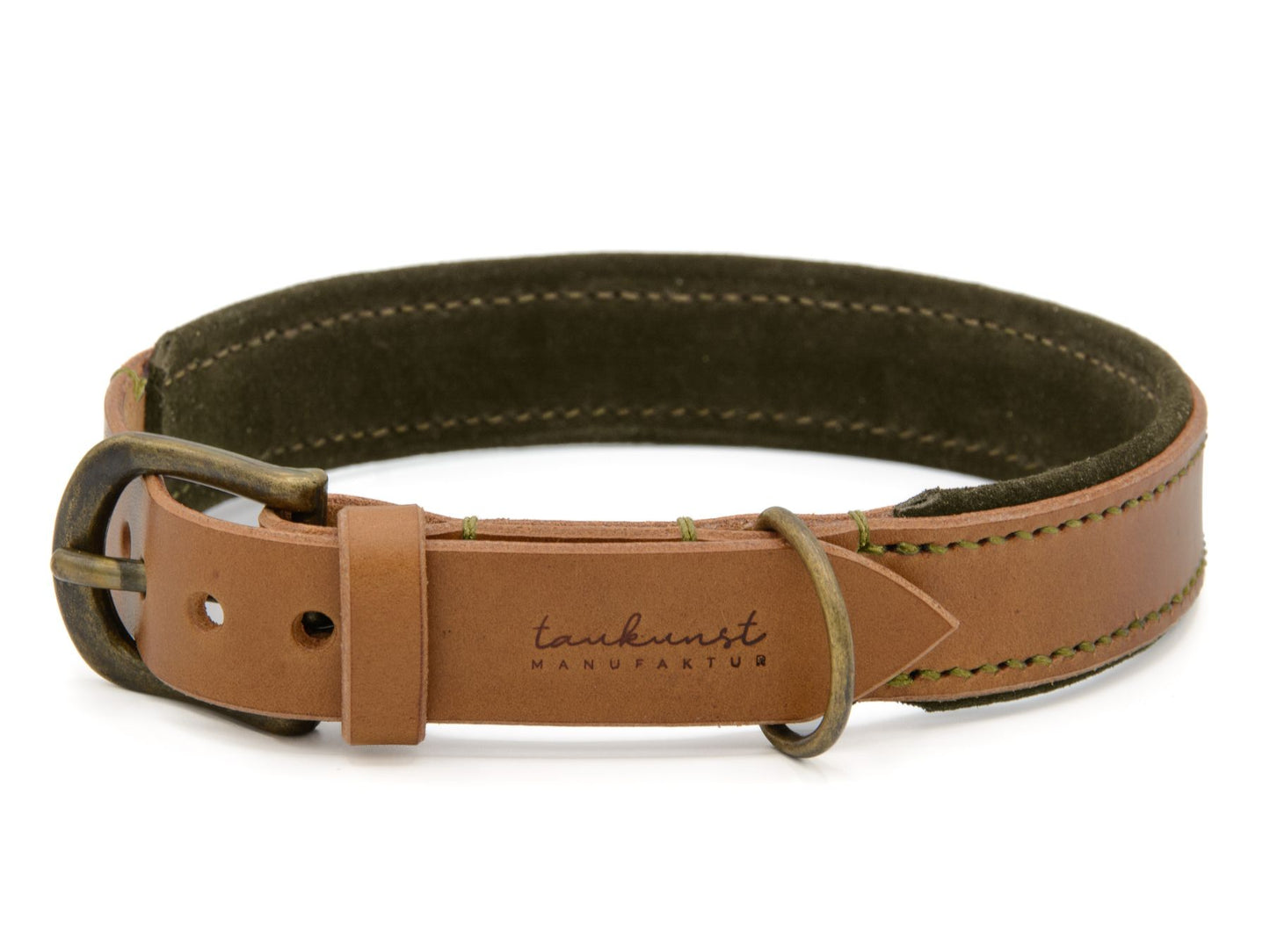 Lederhalsband 'Wildfang' Camel