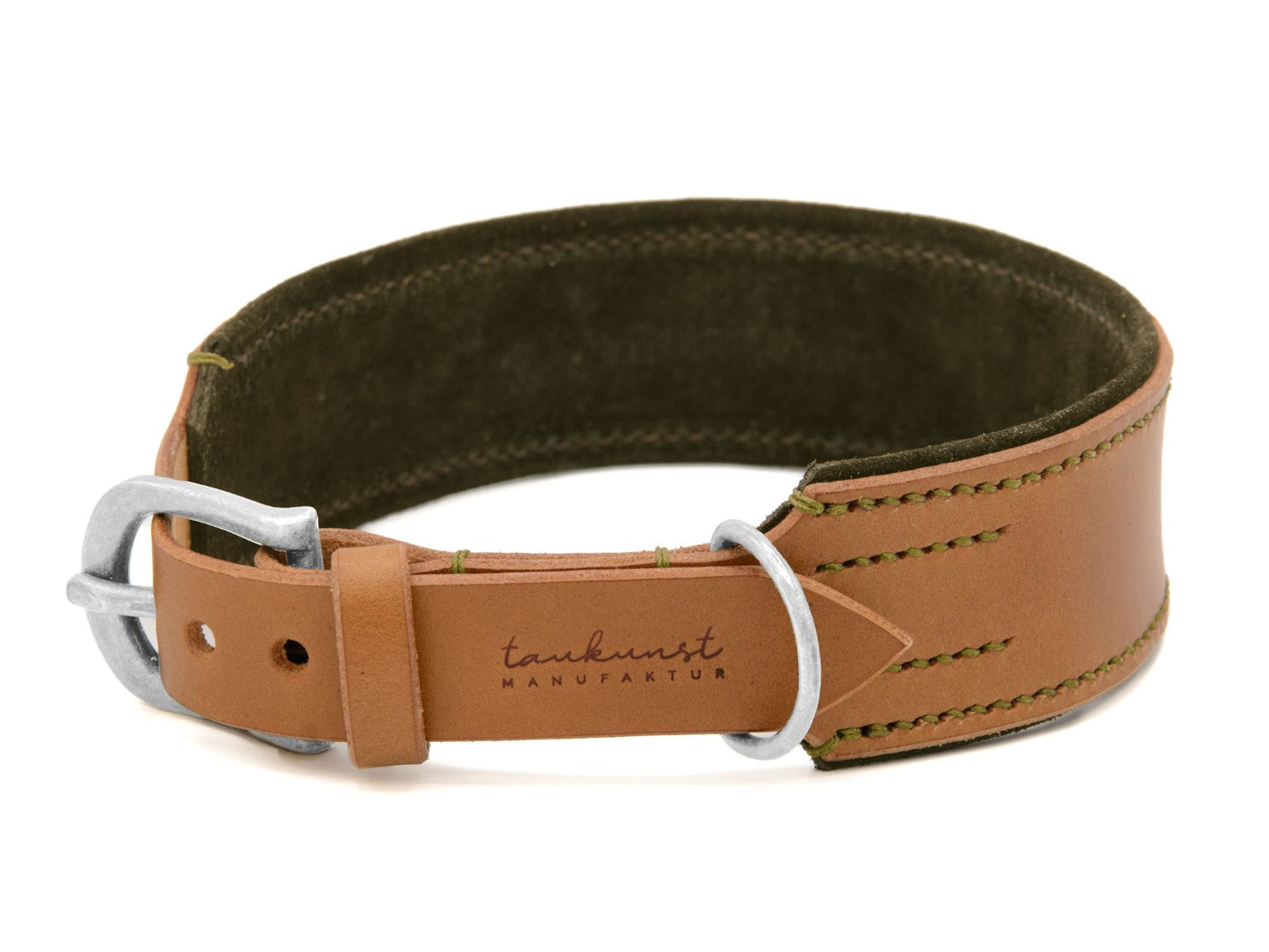 Lederhalsband 'Wildfang' Camel