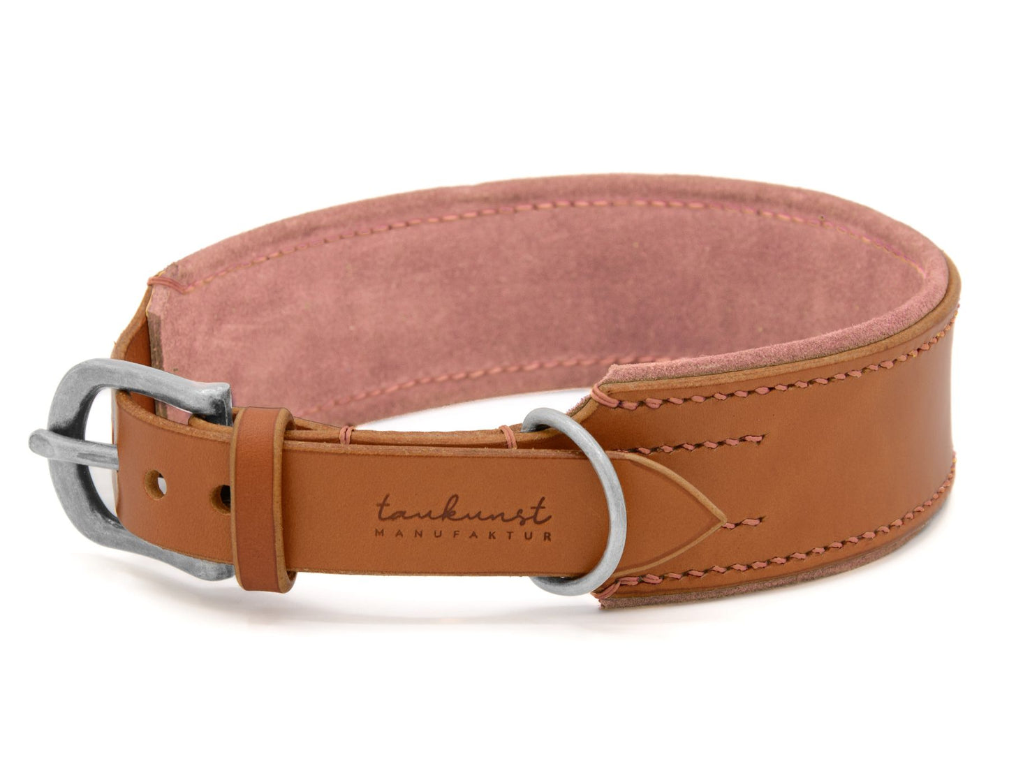 Lederhalsband 'Wildfang' Cognac