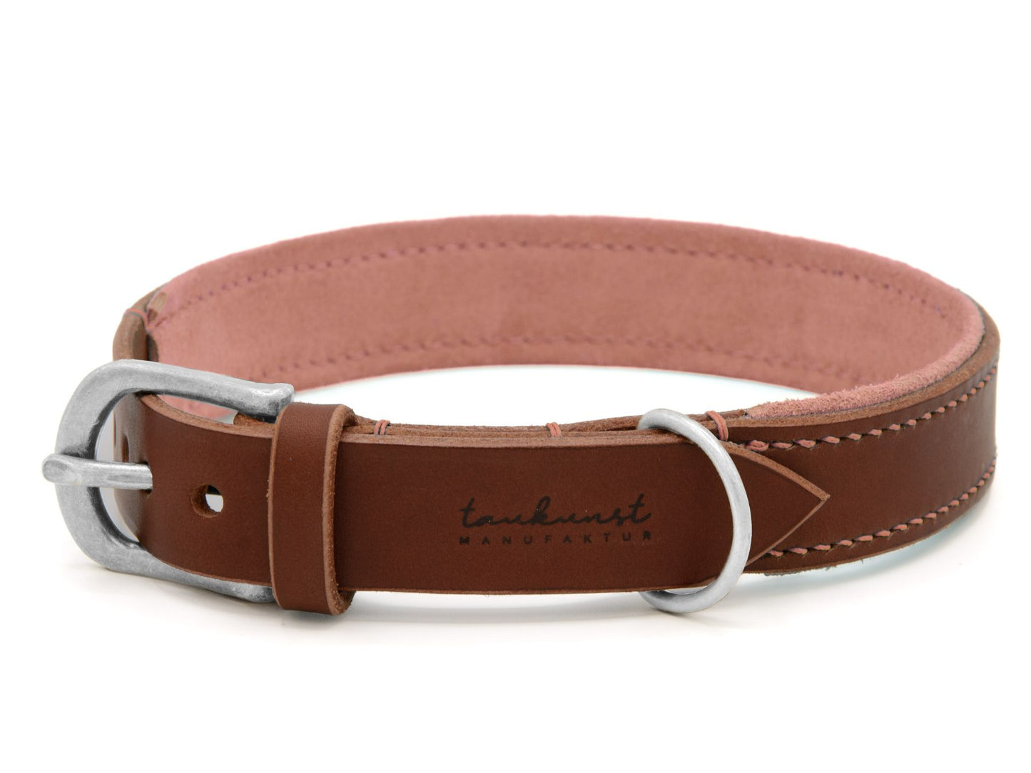 Lederhalsband 'Wildfang' Braun