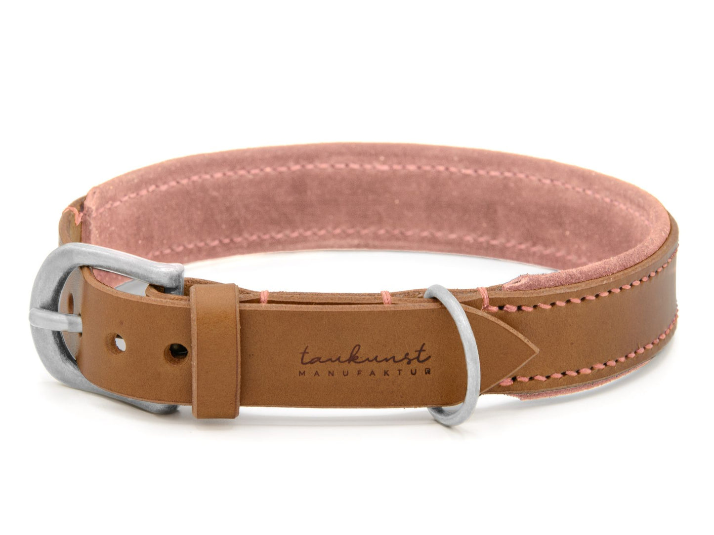 Lederhalsband 'Wildfang' Camel