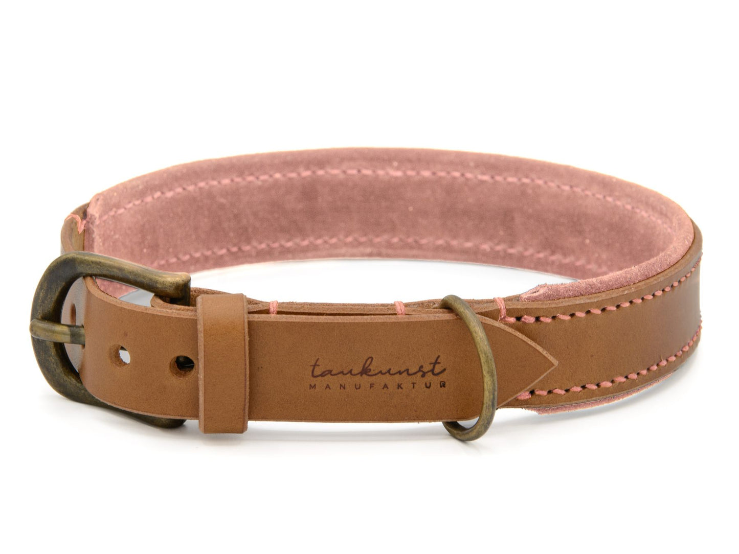 Lederhalsband 'Wildfang' Camel