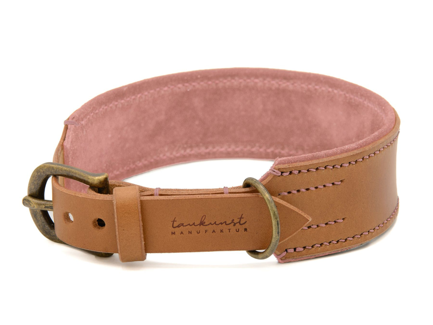 Lederhalsband 'Wildfang' Camel