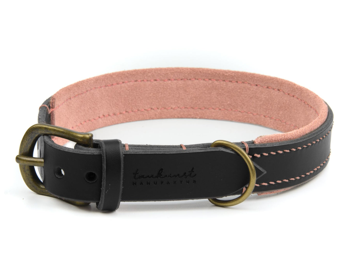 Lederhalsband 'Wildfang' Schwarz