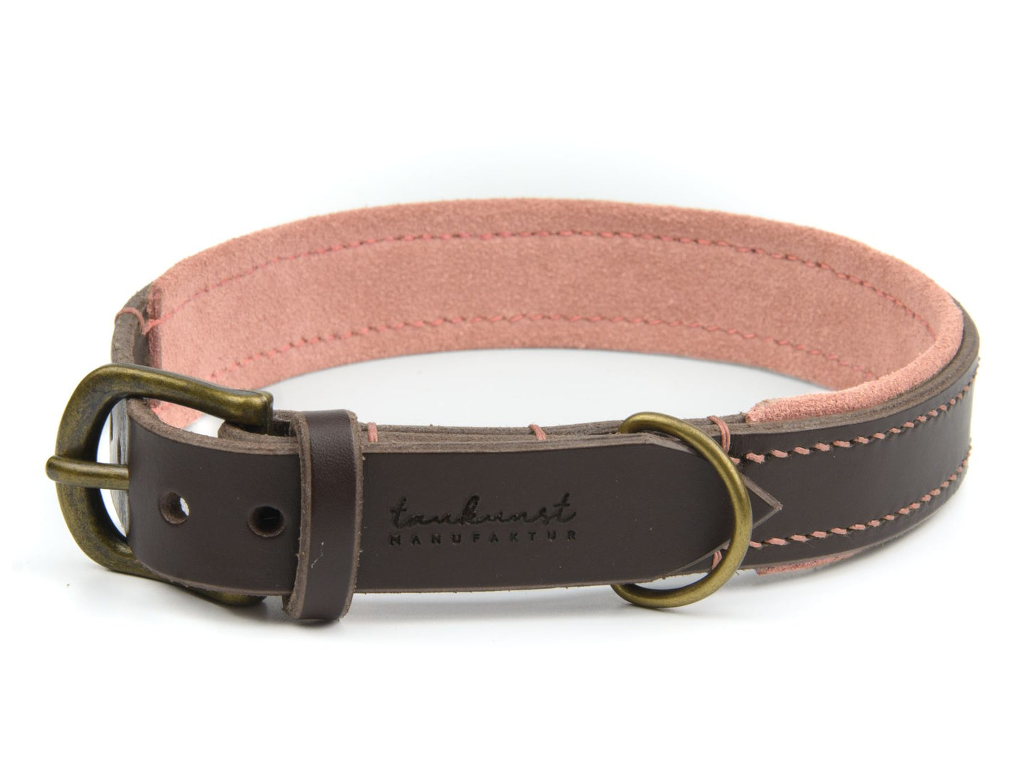 Lederhalsband 'Wildfang' Dunkelbraun