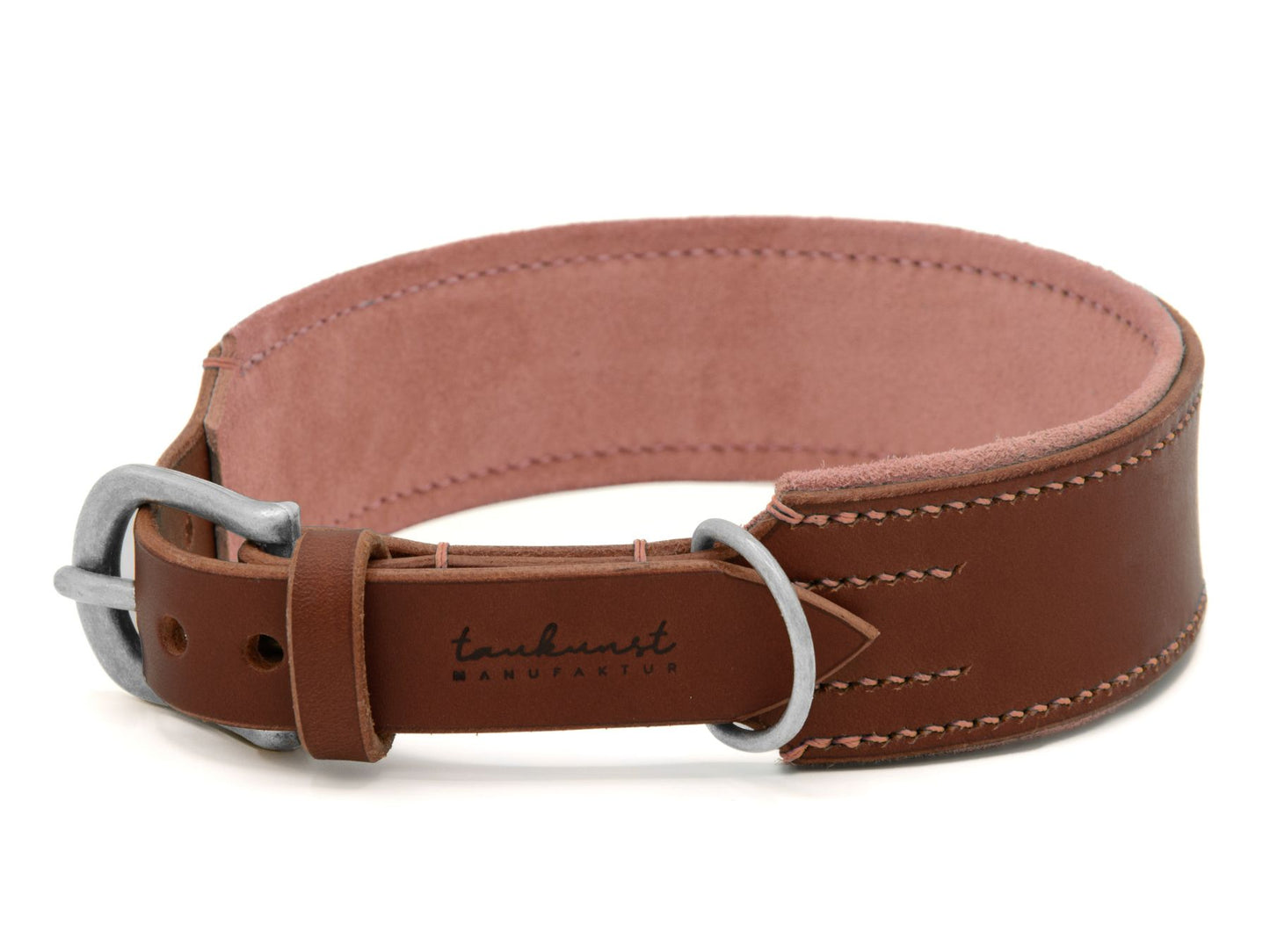 Lederhalsband 'Wildfang' Braun