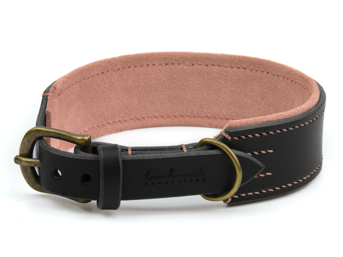 Lederhalsband 'Wildfang' Schwarz