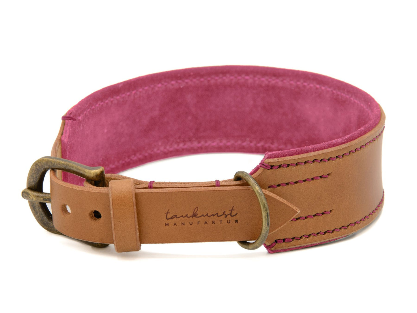 Lederhalsband 'Wildfang' Camel