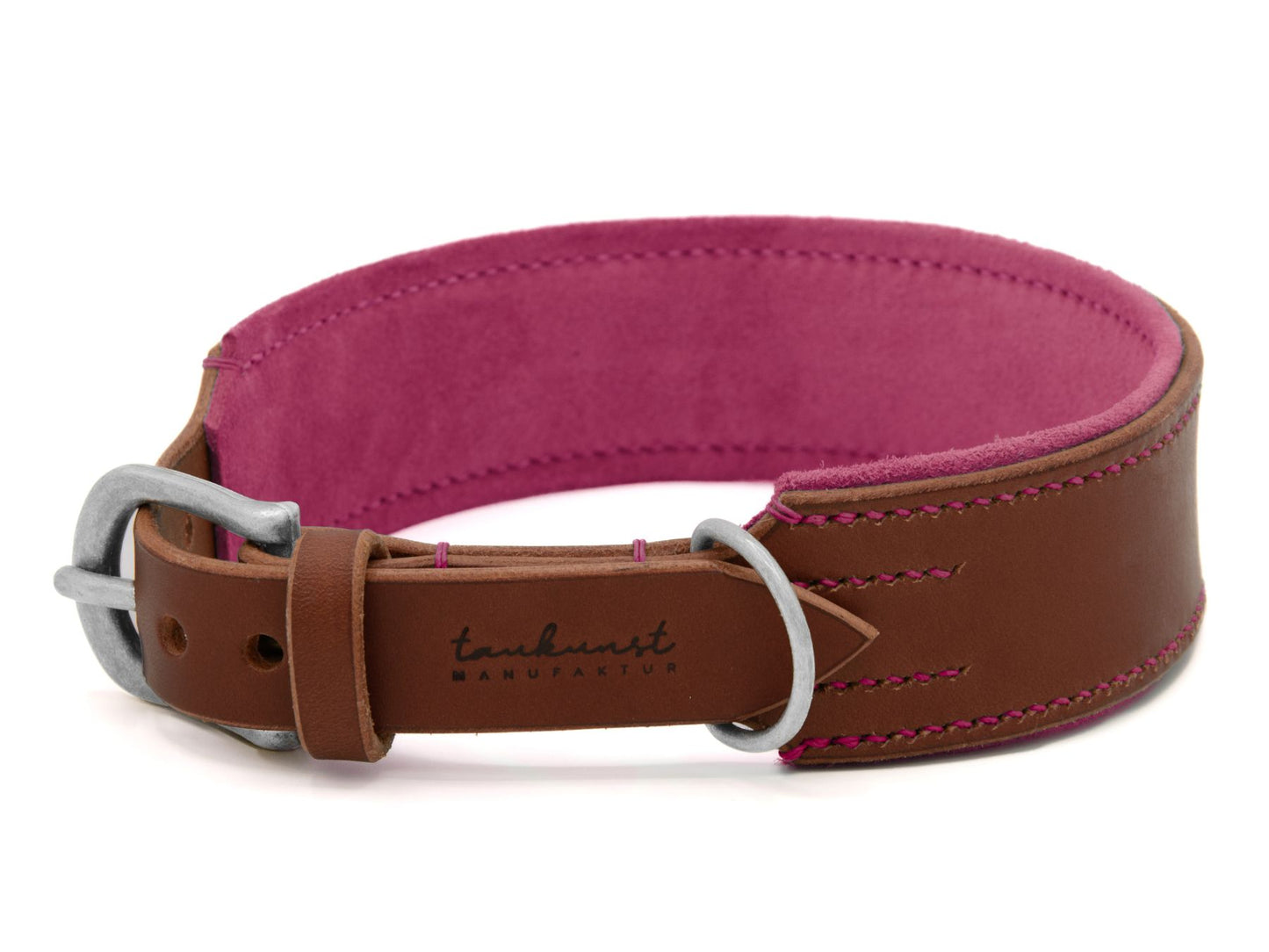 Lederhalsband 'Wildfang' Braun