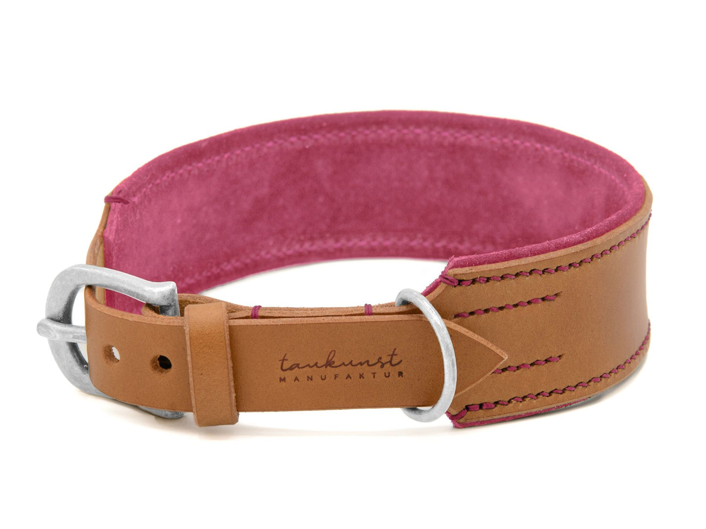 Lederhalsband 'Wildfang' Camel