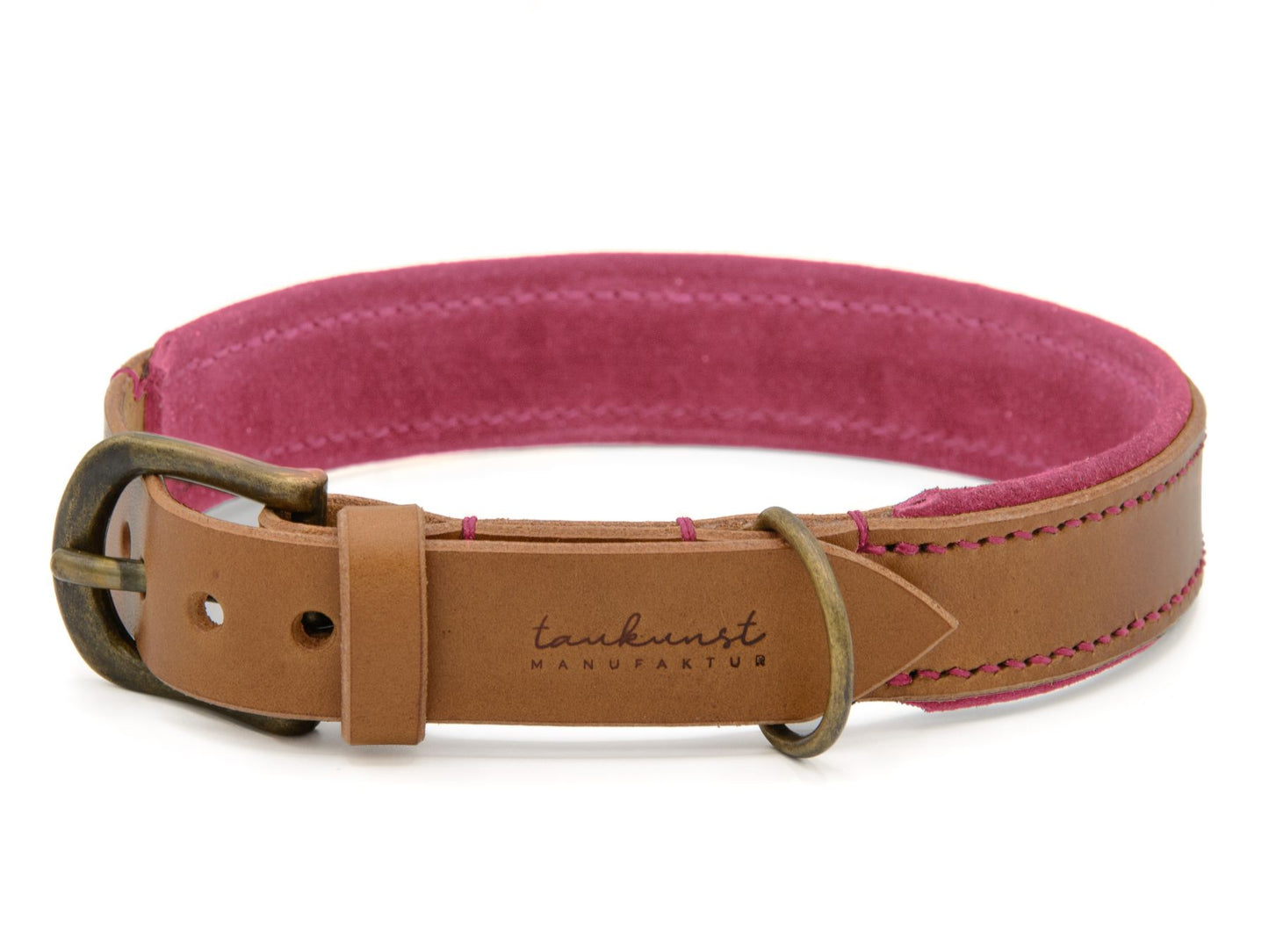 Lederhalsband 'Wildfang' Camel