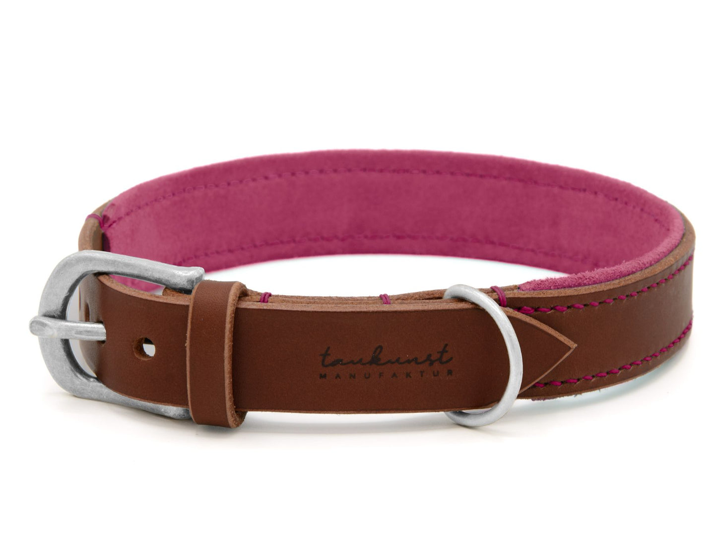 Lederhalsband 'Wildfang' Braun