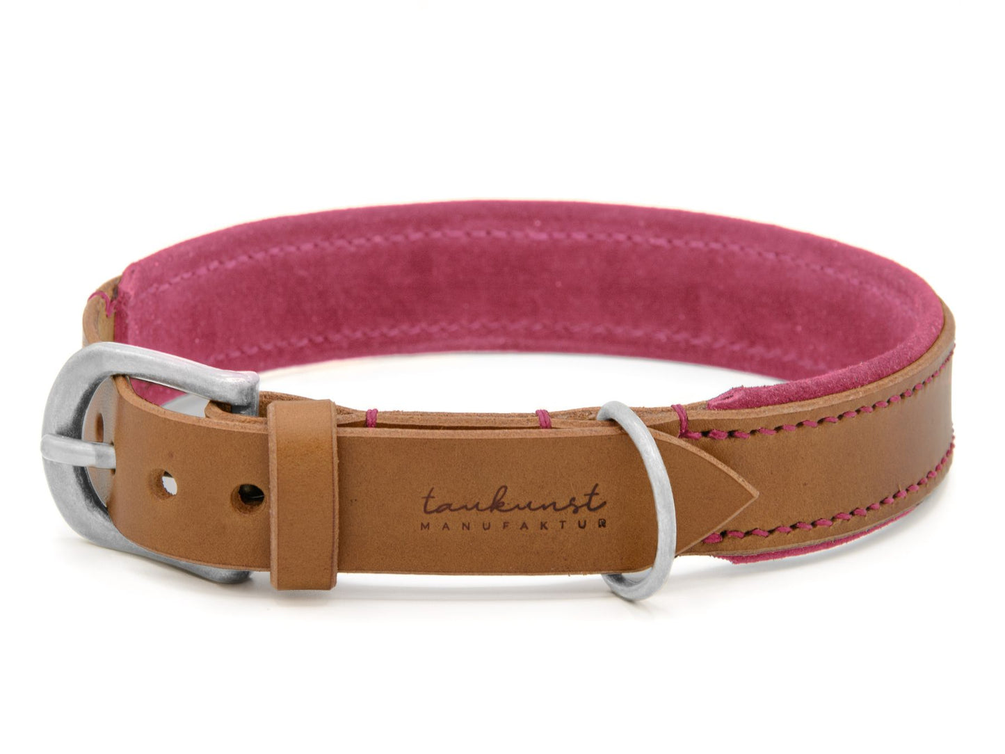 Lederhalsband 'Wildfang' Camel