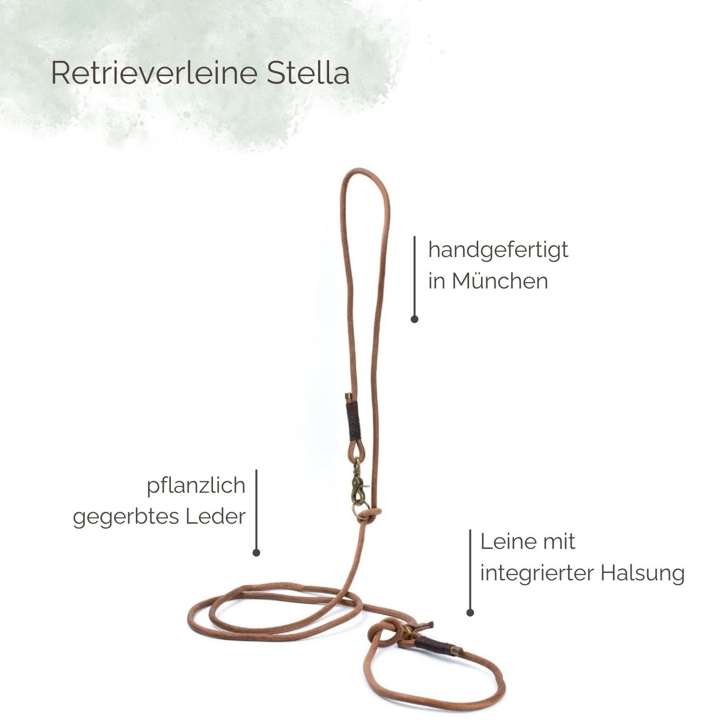 Retrieverleine Stella für Hunde