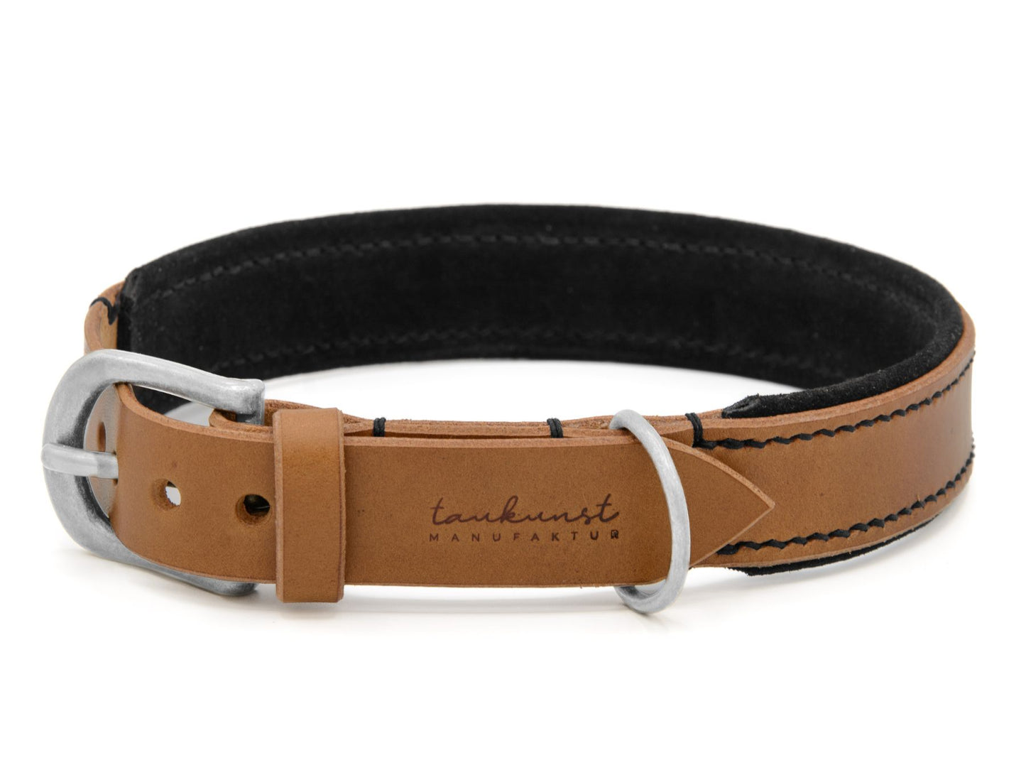 Lederhalsband 'Wildfang' Camel