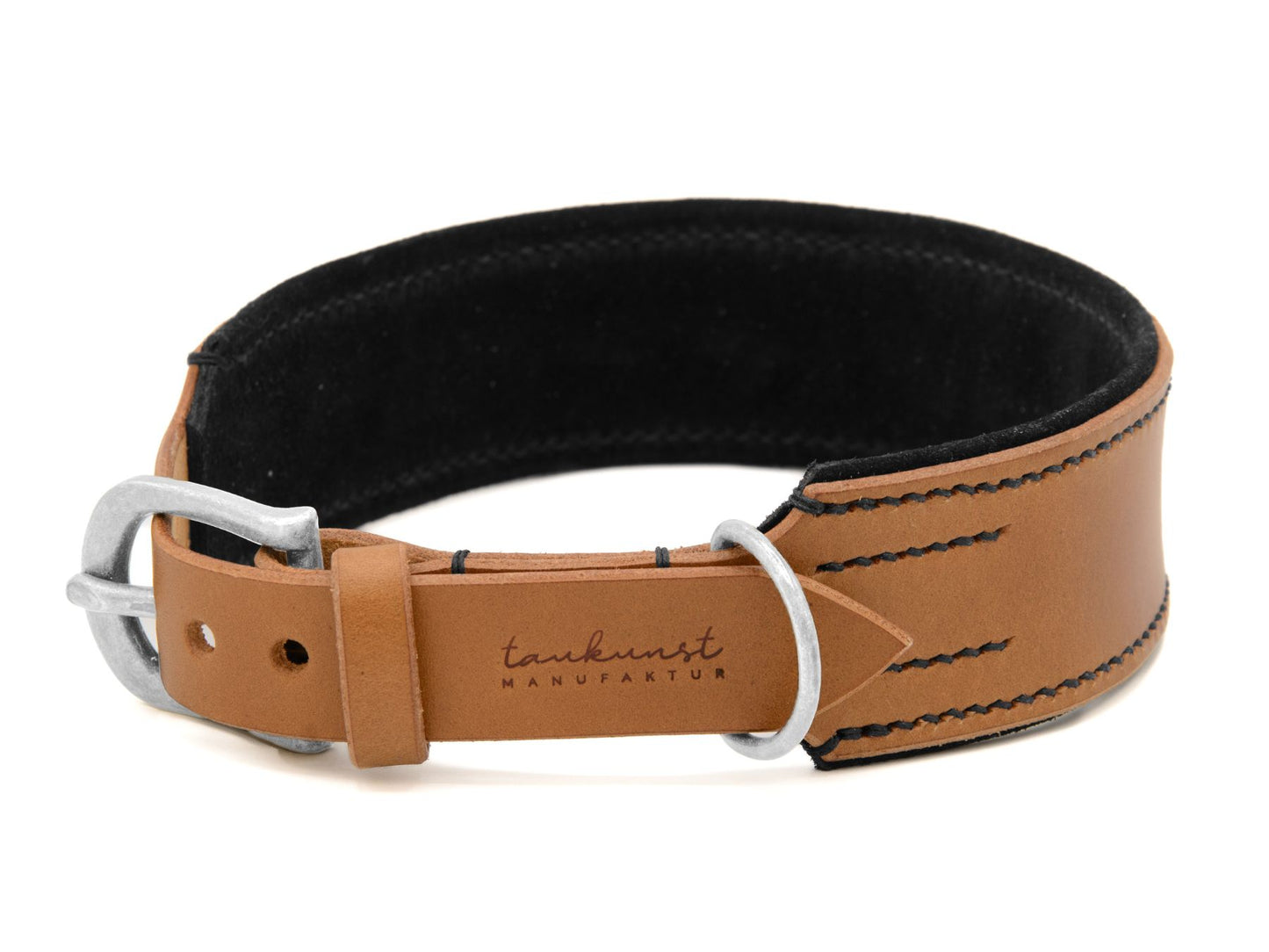 Lederhalsband 'Wildfang' Camel