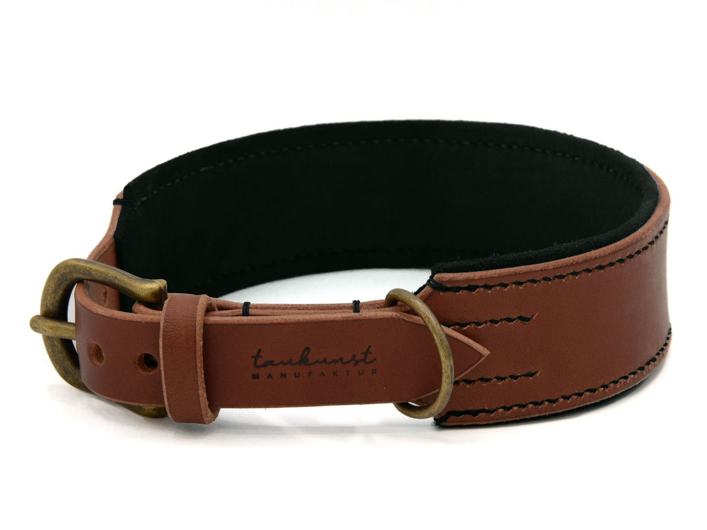 Lederhalsband 'Wildfang' Braun