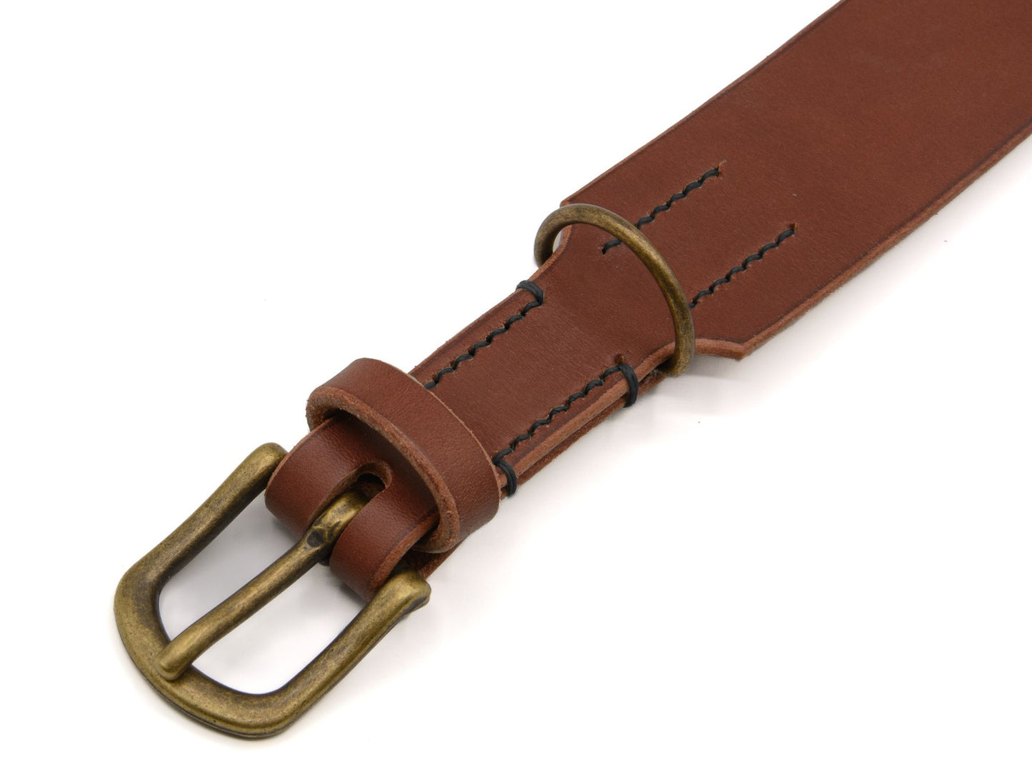 Lederhalsband 'Waldgeist' Braun