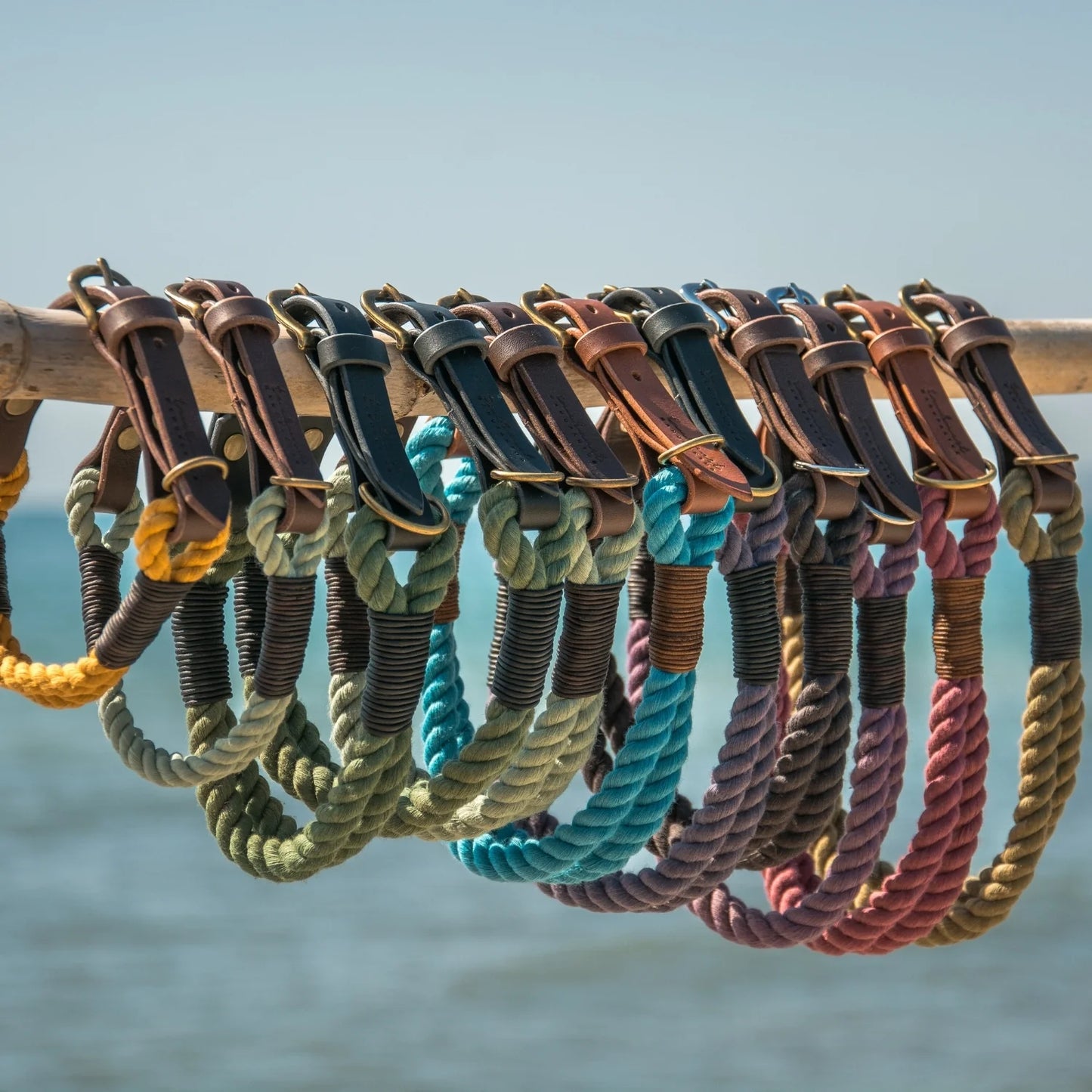 Tauhalsband 'Ahoi' Weinrot