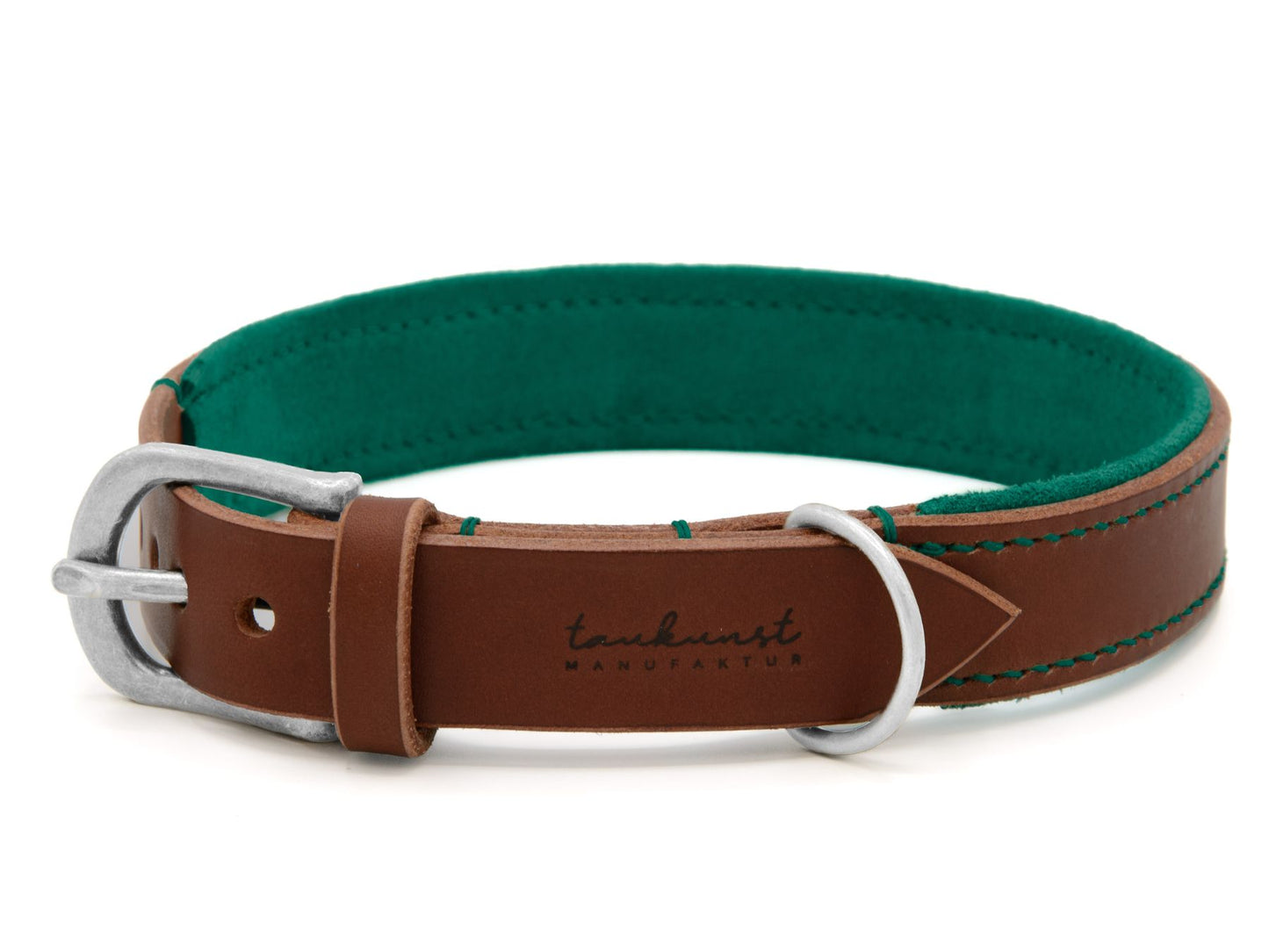 Lederhalsband 'Wildfang' Braun