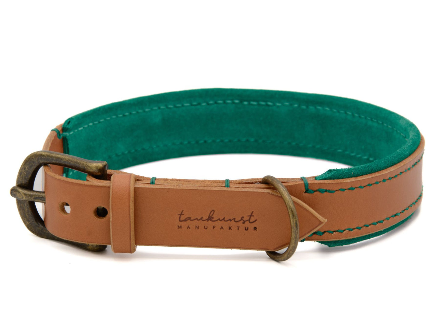 Lederhalsband 'Wildfang' Cognac