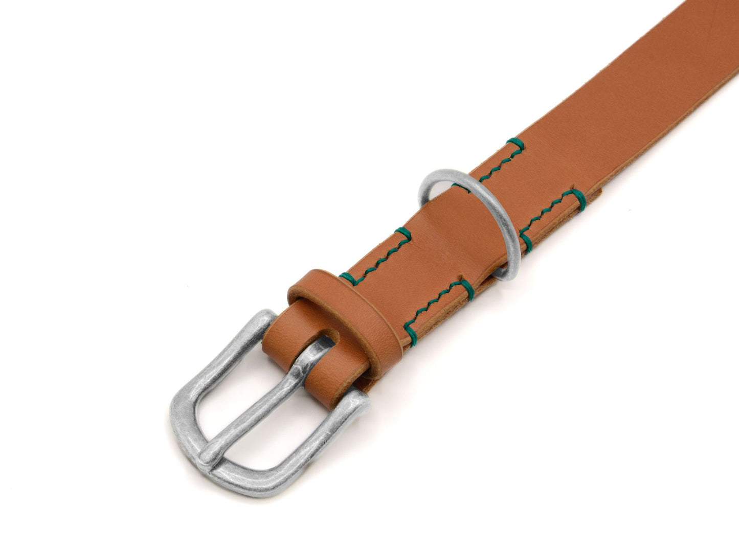 Lederhalsband 'Waldgeist' Cognac