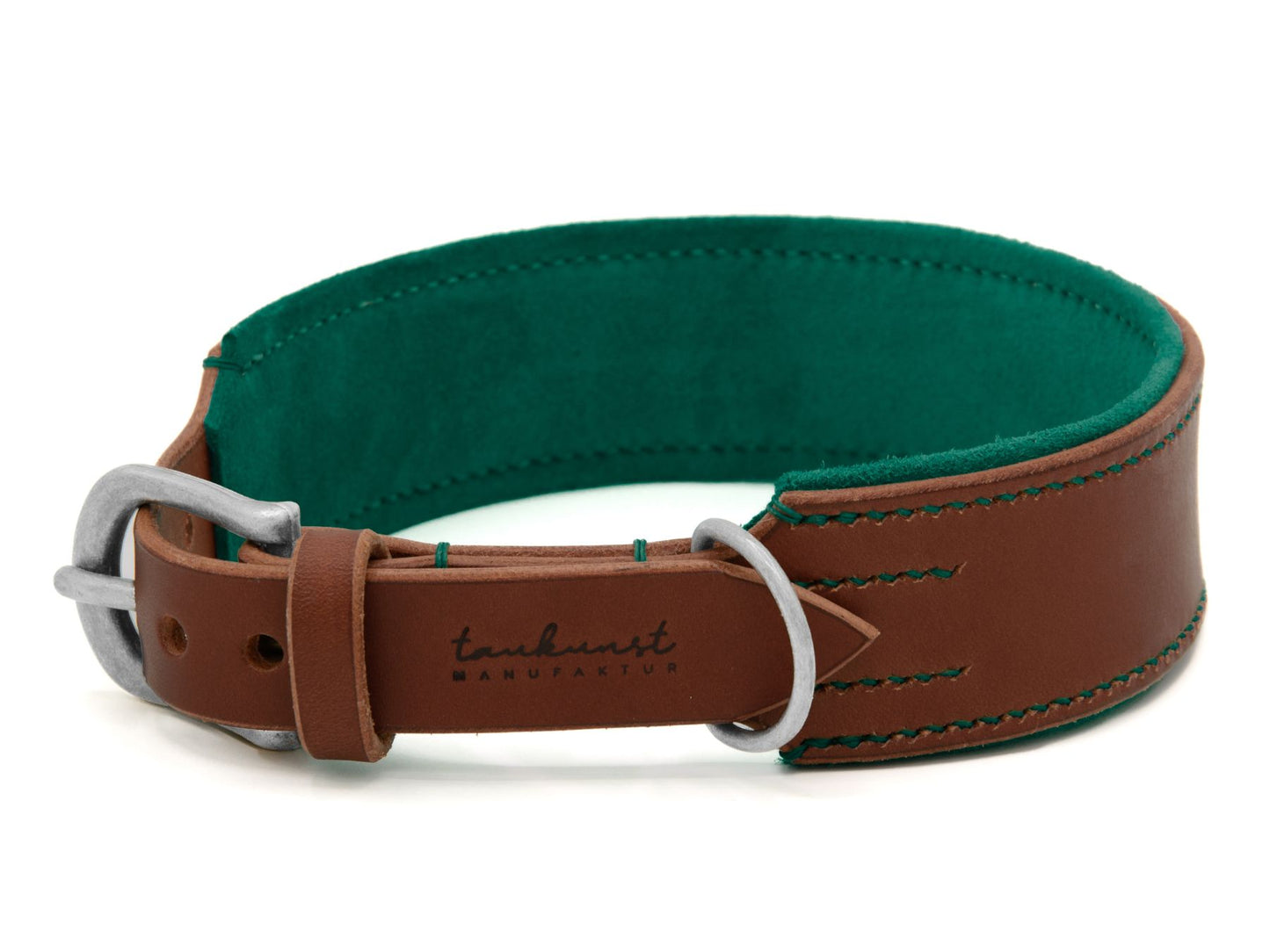 Lederhalsband 'Wildfang' Braun