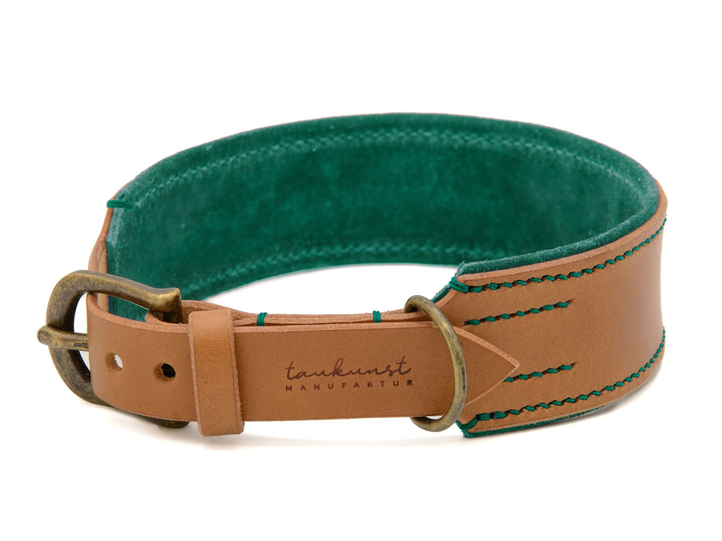 Lederhalsband 'Wildfang' Camel